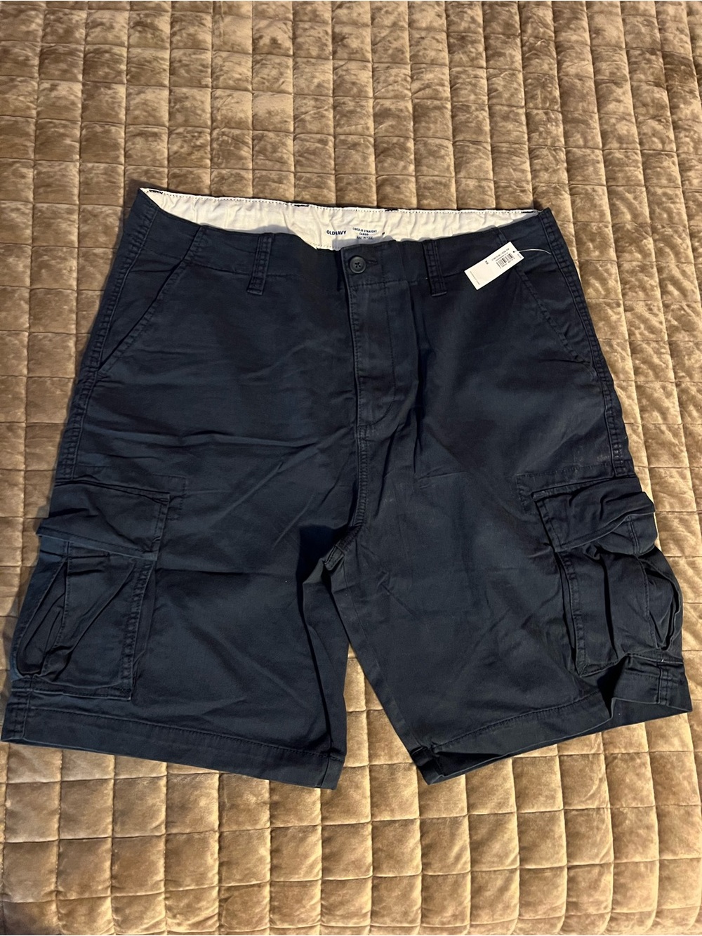 Old Navy Men's Dark Navy Cargo Shorts